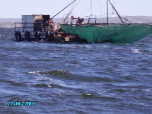 Orgonite gifting Kariba - fishing pontoon