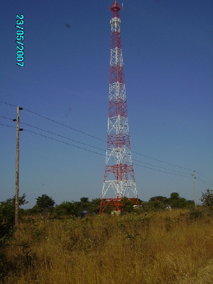 Cellphone towers gifted with orgonite in Gwembe