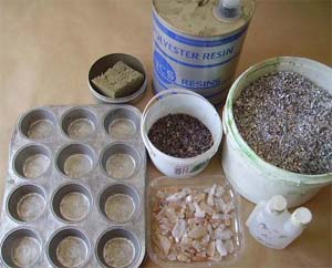 Make your own orgonite: Typical Ingredients