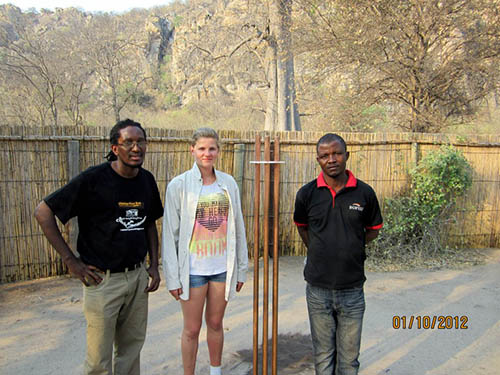 Orgonit-Safari Botswana 2012 - CB found a new home at Tsodilo
