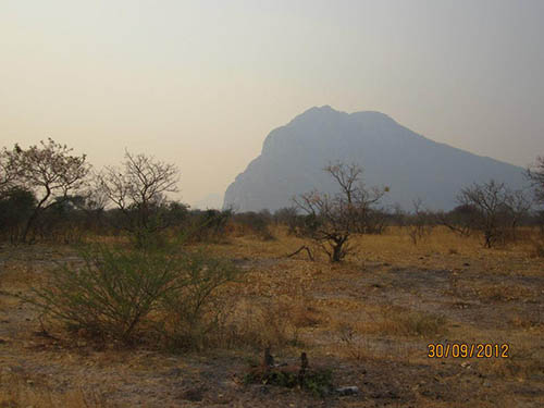 Orgonit-Safari Botswana 2012 - approaching Tsodilo