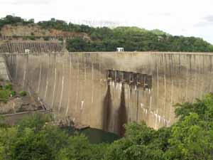 Kariba Dam wall - orgonite gifted from a distance 