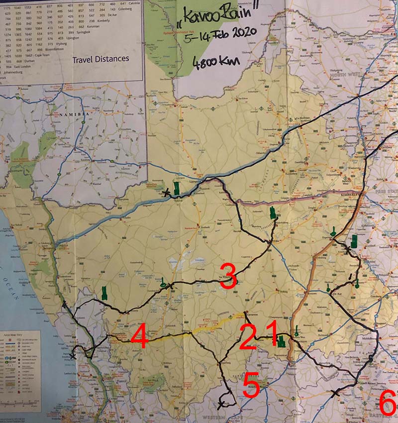 Orgonite gifting map Karoo Rain 2 2020 