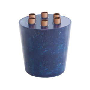 Orgonite Cloud Buster Base -- copper coil and resin matrix