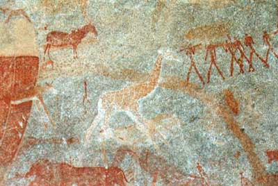energy healing in zimbabwe - bushman paintings at Nanke Caves orgone energy healing expedition zimbabwe