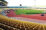 Royal Bafokeng Stadium Rustenburg -orgonite gifted in drizzle rain