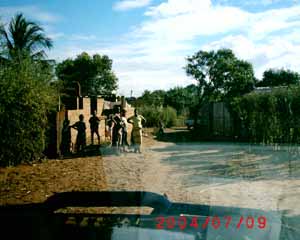 a simple home in poorer Maputo