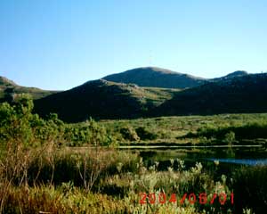 beautiful lake and hills