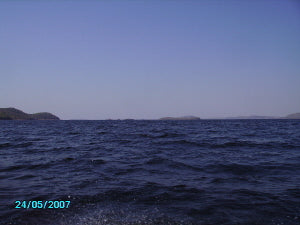 choppy waters on orgonite gifting tour Kariba