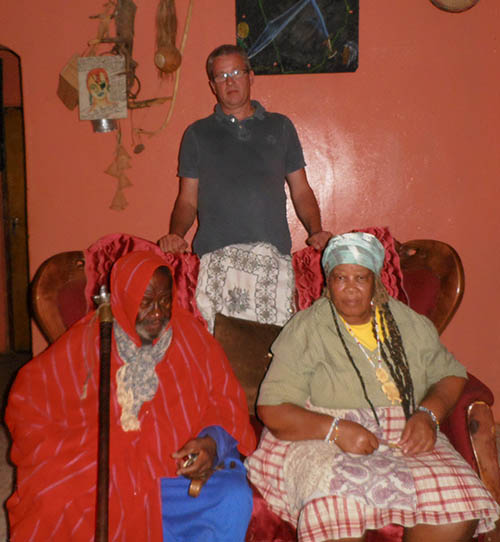 Credo Mutwa and Virginia 