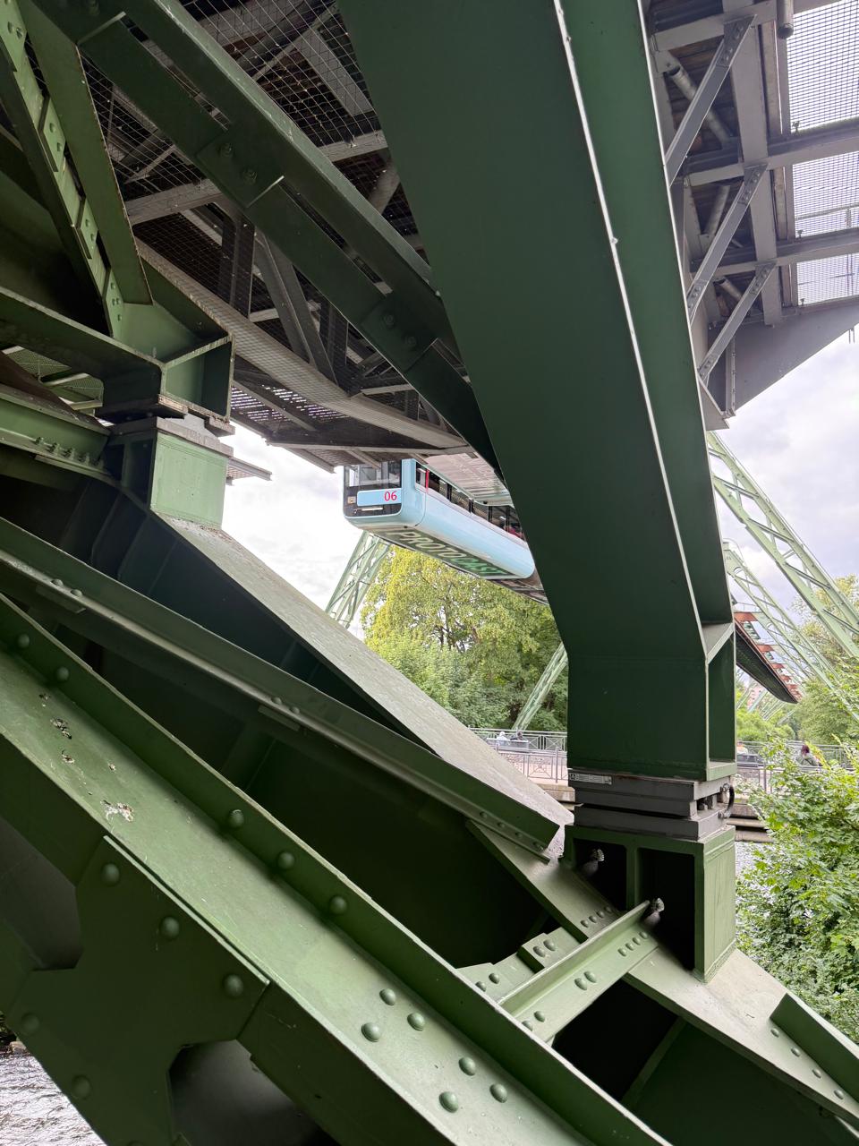 Suspended railway in Wuppertal