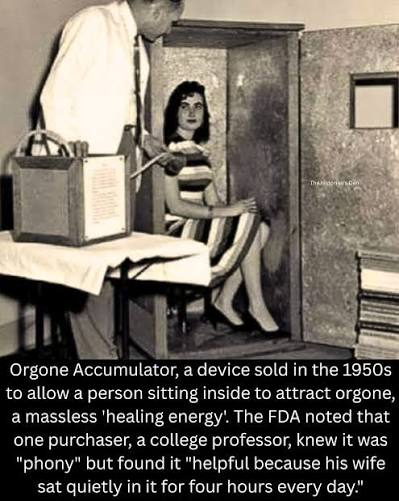 Historical orgone accumulator from thje 1950s
