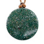 Backside of Celtic Copper Orgonite Pendant