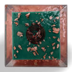 Copper Orgonite Pyramid bottom view